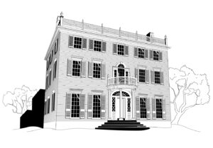 McLellan House Illustration by Tom Bruton