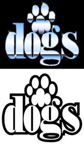 Dogs logo by Tom Bruton